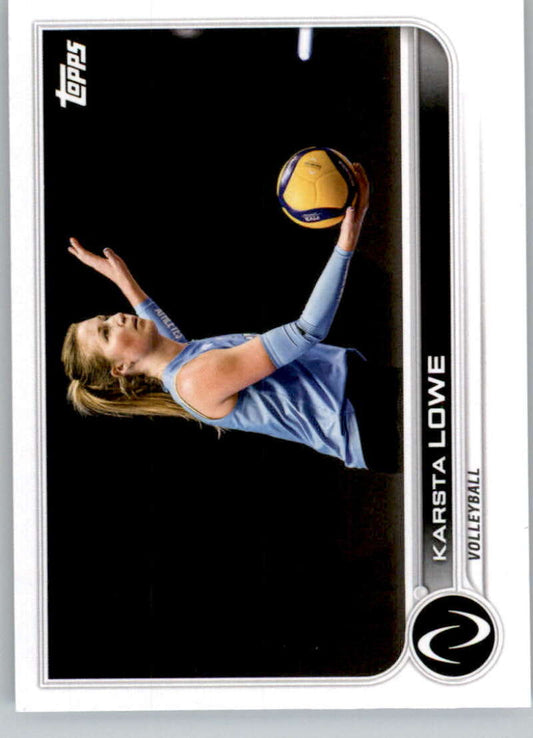 2023 Topps Athletes Unlimited All Sports  60 Karsta Lowe Volleyball Card Image 1