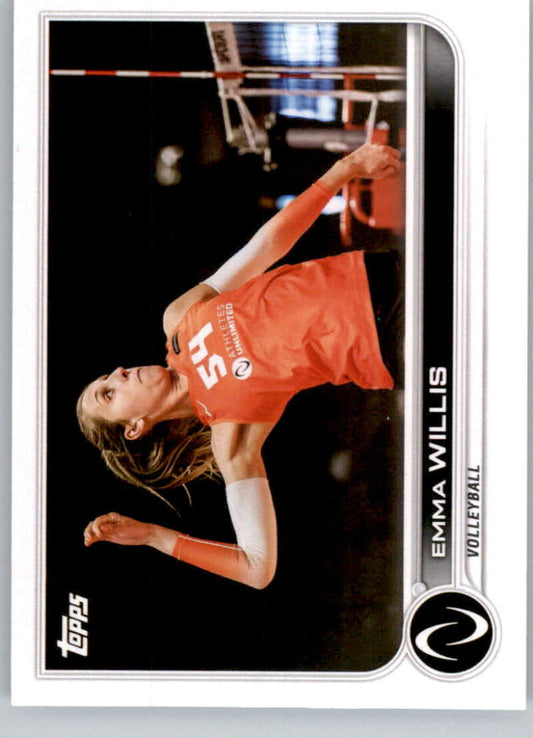 2023 Topps Athletes Unlimited All Sports  66 Emma Willis Volleyball Card Image 1