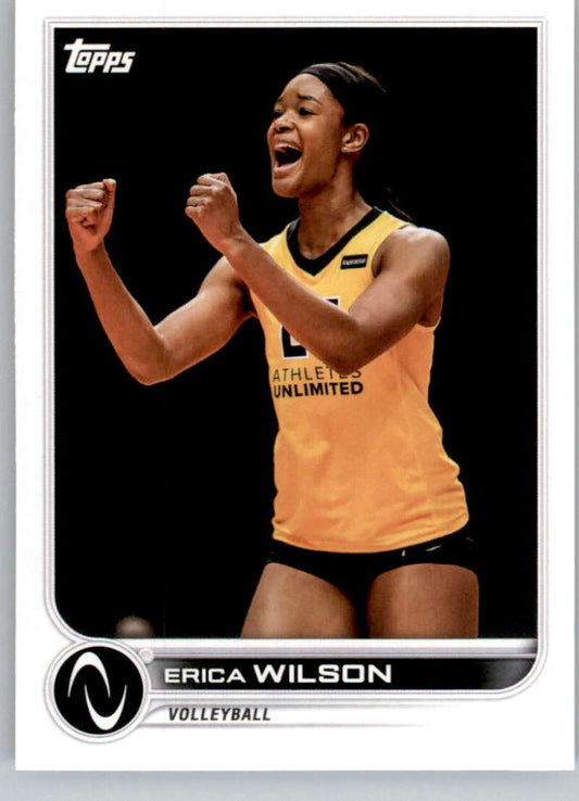 2023 Topps Athletes Unlimited All Sports  84 Erica Wilson Volleyball Card Image 1