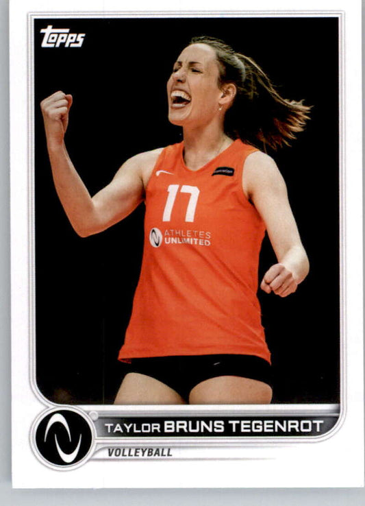 2023 Topps Athletes Unlimited All Sports  90 Taylor Bruns Tegenrot Volleyball Card Image 1