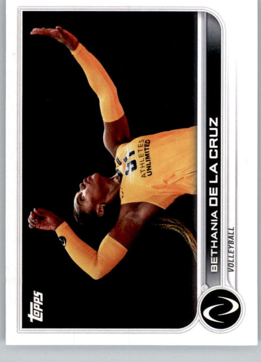 2023 Topps Athletes Unlimited All Sports  112 Bethania de la Cruz Volleyball Card Image 1