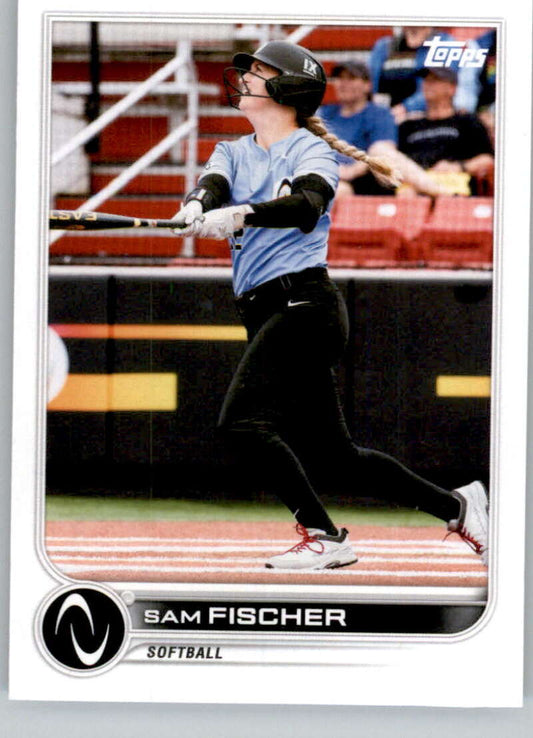 2023 Topps Athletes Unlimited All Sports  115 Sam Fischer Softball Image 1