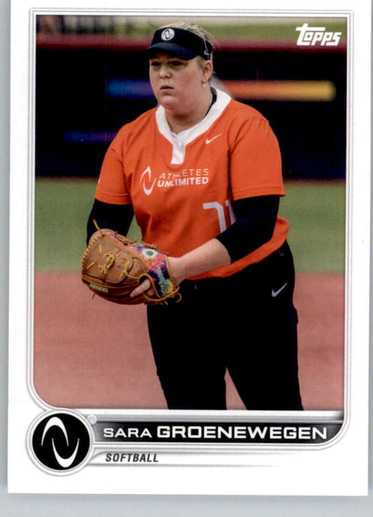 2023 Topps Athletes Unlimited All Sports  124 Sara Groenewegen Softball Image 1