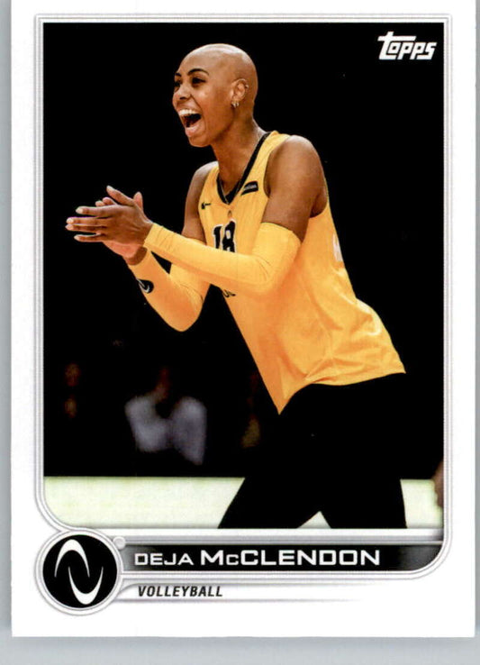 2023 Topps Athletes Unlimited All Sports  128 Deja McClendon Volleyball Card Image 1