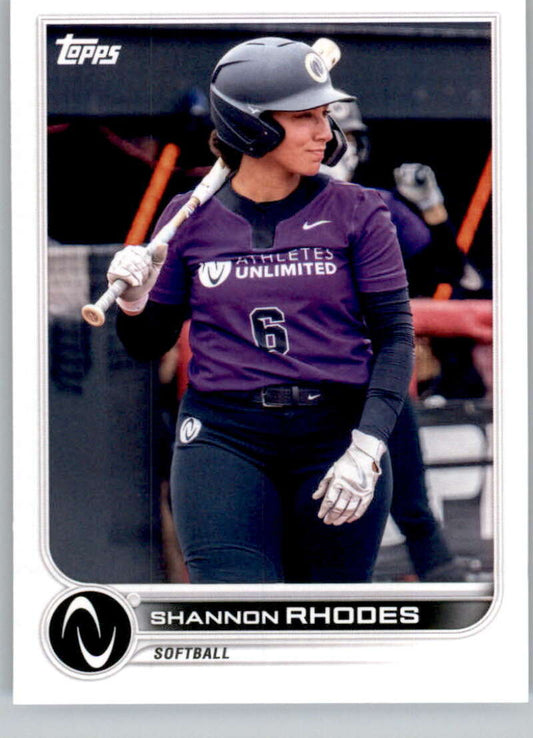 2023 Topps Athletes Unlimited All Sports  135 Shannon Rhodes Softball Image 1