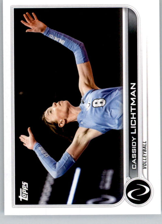 2023 Topps Athletes Unlimited All Sports  148 Cassidy Lichtman Volleyball Card Image 1