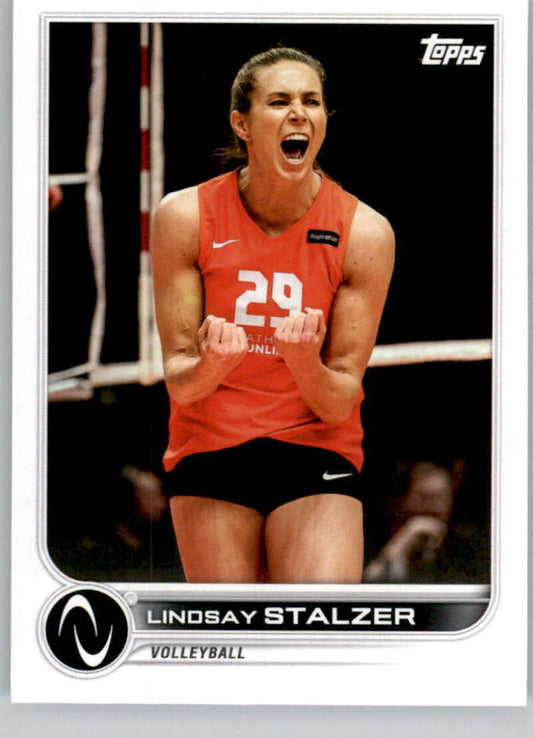2023 Topps Athletes Unlimited All Sports  159 Lindsay Stalzer Volleyball Card Image 1