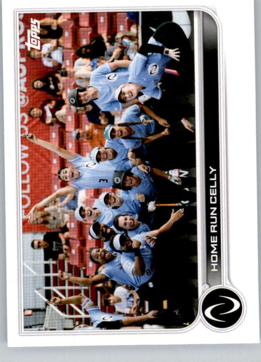 2023 Topps Athletes Unlimited All Sports  190 Home Run Celly Softball   Image 1
