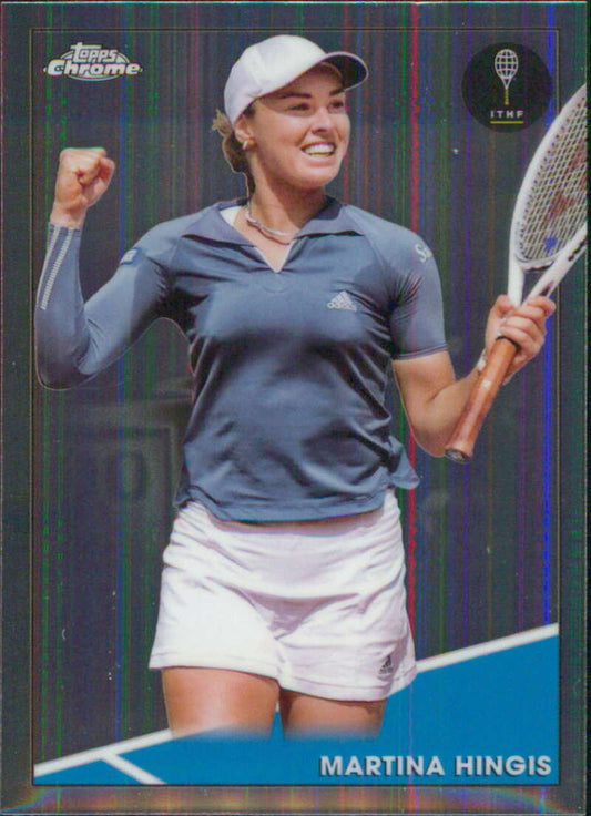 2021 Topps Chrome #29 Martina Hingis NM-MT Tennis Card  Image 1