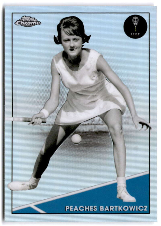 2021 Topps Chrome Refractor #3 Peaches Bartkowicz NM-MT Tennis Card Image 1