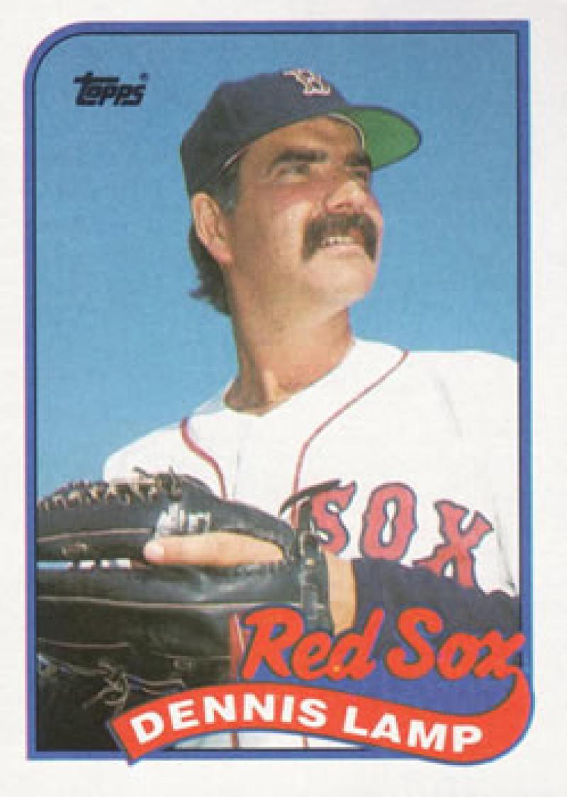 1989 Topps #188 Dennis Lamp NM-MT Boston Red Sox Baseball Card Image 1