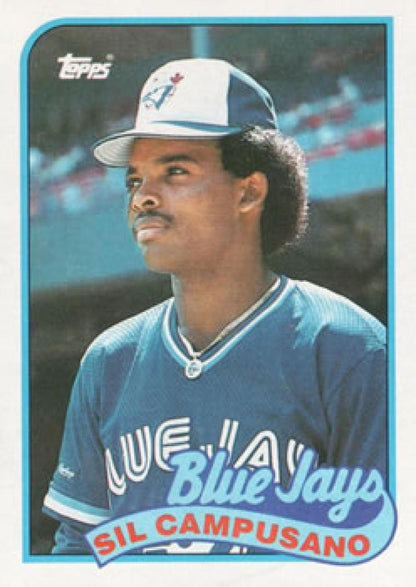 1989 Topps #191 Sil Campusano NM-MT RC Rookie Toronto Blue Jays Baseball Card Image 1