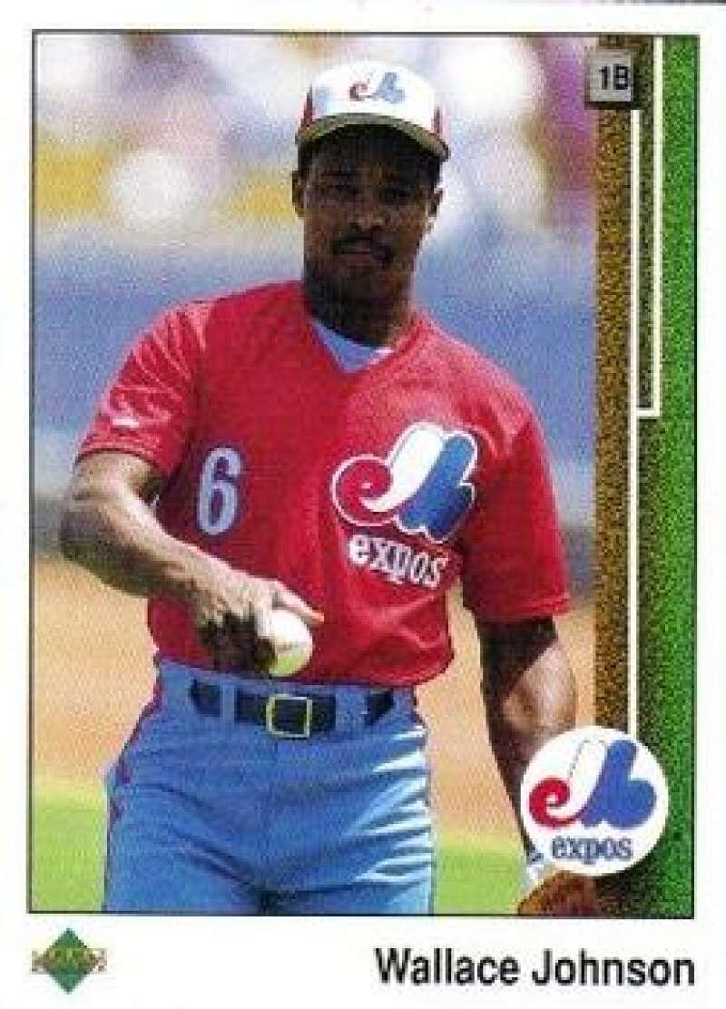 1989 Upper Deck #124 Walt Johnson NM-MT Montreal Expos Baseball Card Image 1