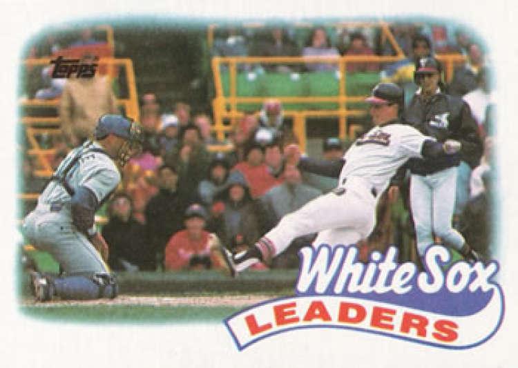 1989 Topps #21 Greg Walker Chicago White Sox TL NM-MT Chicago White Sox Baseball Card Image 1