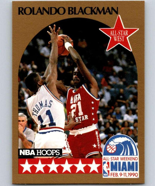 1990-91 Hoops #14 Rolando Blackman AS NM-MT SP Dallas Mavericks Basketball Card - TradingCardsMarketplace.com