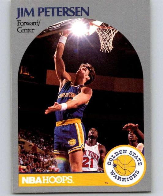 1990-91 Hoops #117 Jim Petersen NM-MT Golden State Warriors Basketball Card - TradingCardsMarketplace.com