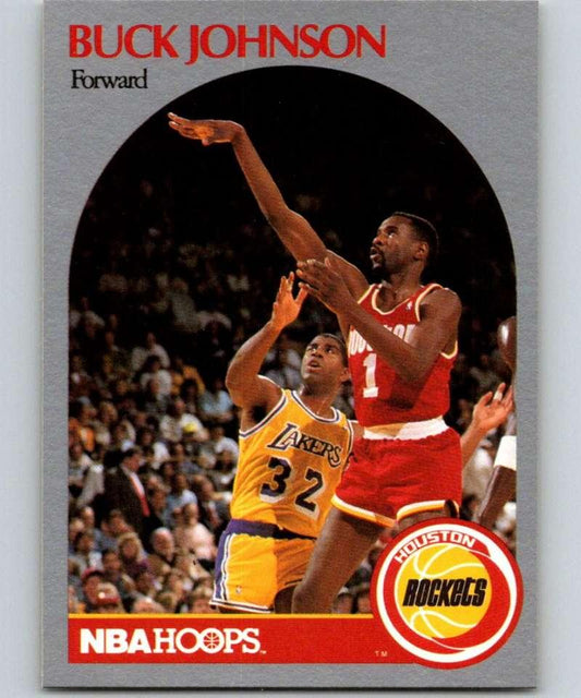 1990-91 Hoops #125 Buck Johnson NM-MT Houston Rockets Basketball Card - TradingCardsMarketplace.com