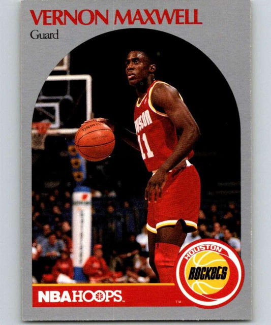 1990-91 Hoops #126 Vernon Maxwell NM-MT Houston Rockets Basketball Card - TradingCardsMarketplace.com