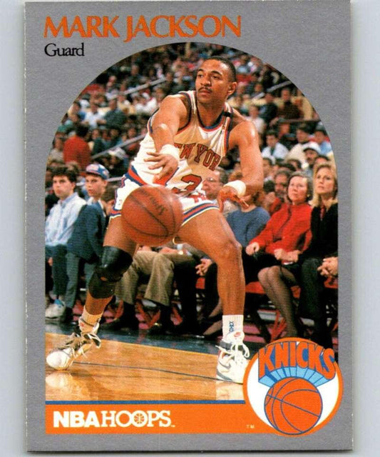 1990-91 Hoops #205 Mark Jackson NM-MT New York Knicks Basketball Card - TradingCardsMarketplace.com
