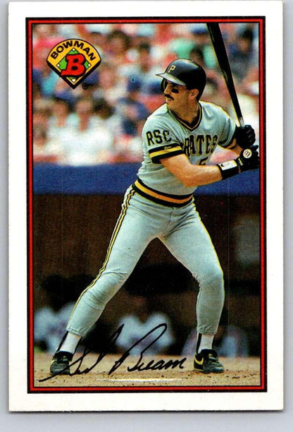 1989 Bowman #419 Sid Bream NM-MT Pittsburgh Pirates Baseball Card Image 1