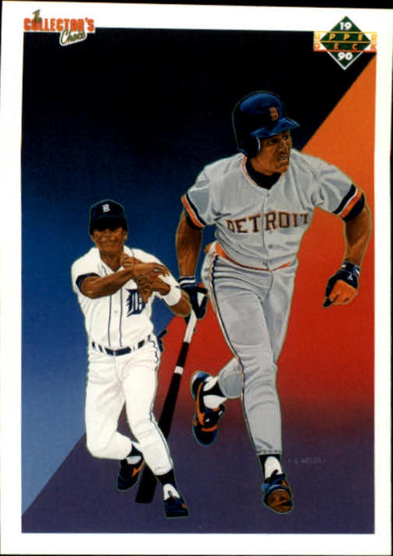 1990 Upper Deck #41 Lou Whitaker TC NM-MT Detroit Tigers Baseball Card Image 1