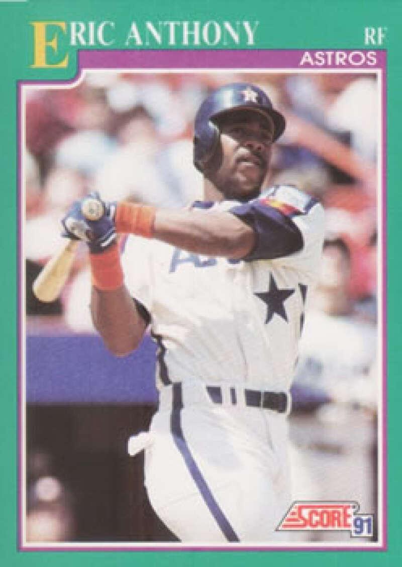 1991 Score #146 Eric Anthony NM-MT Houston Astros Baseball Card Image 1