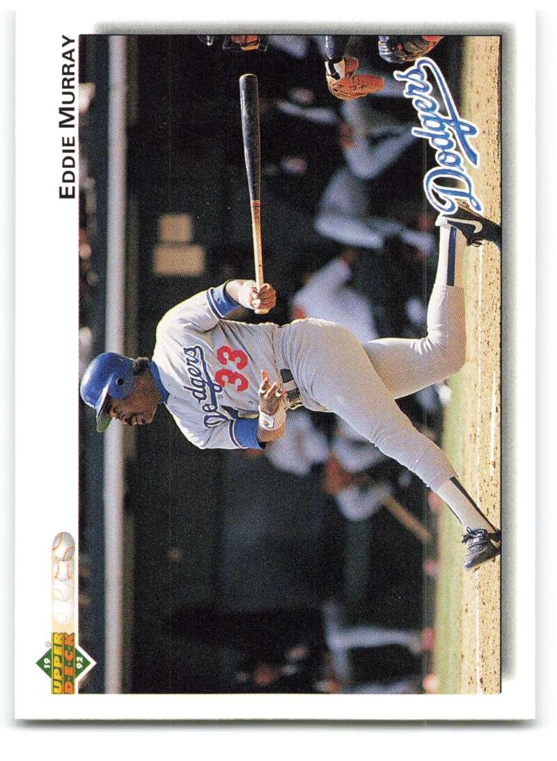 1992 Upper Deck #265 Eddie Murray NM-MT Los Angeles Dodgers Baseball Card Image 1