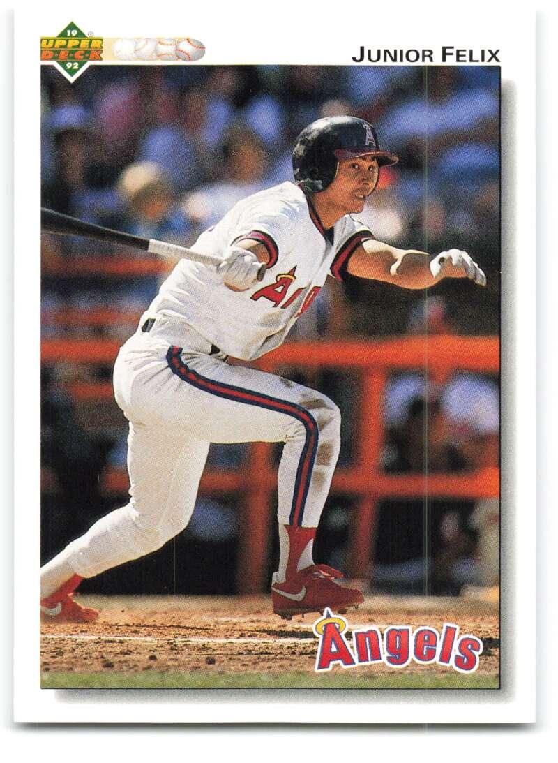 1992 Upper Deck #303 Junior Felix NM-MT California Angels Baseball Card Image 1