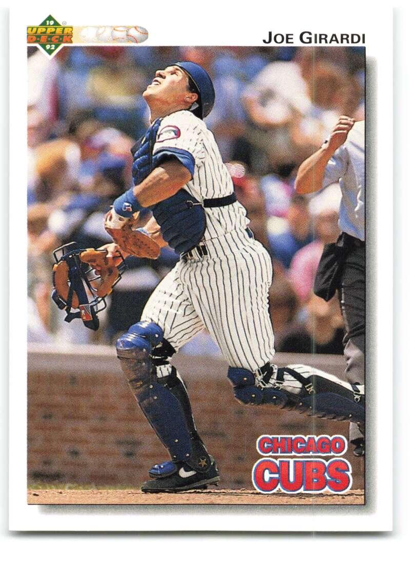 1992 Upper Deck #351 Joe Girardi NM-MT Chicago Cubs Baseball Card Image 1
