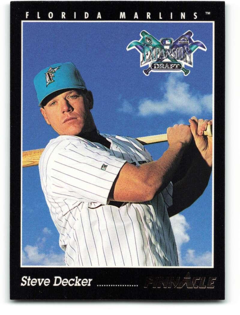 1993 Pinnacle #233 Steve Decker NM-MT Florida Marlins Baseball Card Image 1