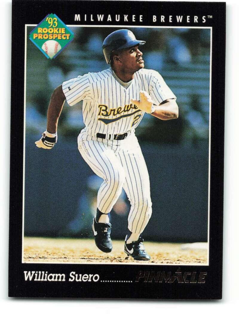 1993 Pinnacle #271 William Suero NM-MT Milwaukee Brewers Baseball Card Image 1