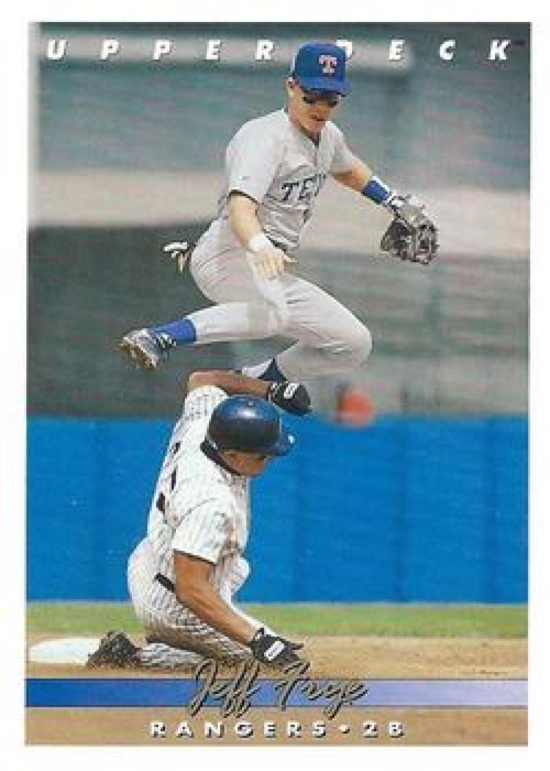 1993 Upper Deck #371 Jeff Frye VG Texas Rangers Baseball Card Image 1
