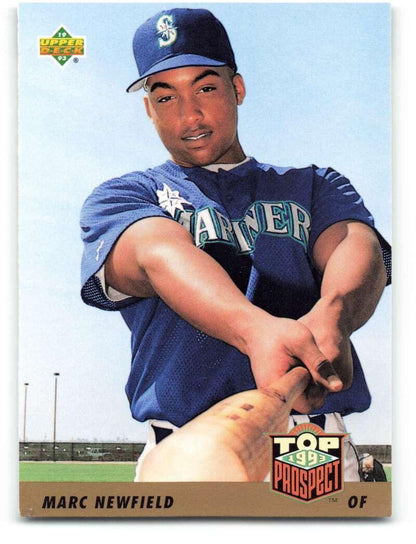 1993 Upper Deck #434 Marc Newfield VG Seattle Mariners Baseball Card Image 1