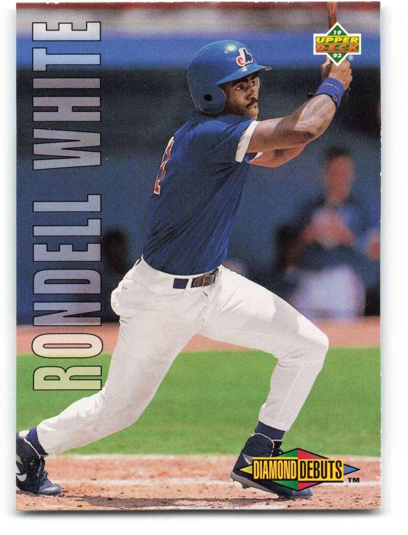 1993 Upper Deck #510 Rondell White VG Montreal Expos Baseball Card Image 1